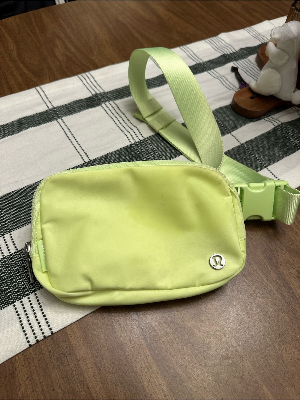 lululemon athletica Lime Green Crossbody Belt Bag
